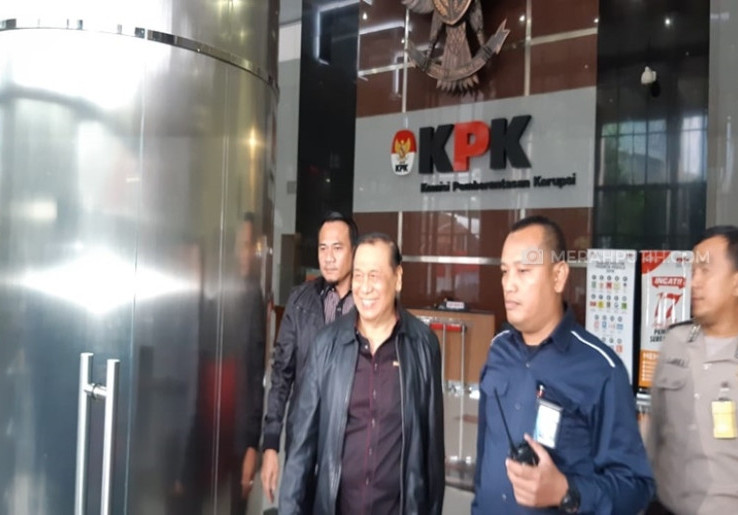  Lima Jam Digarap KPK, Ketua Komisi III DPR Kahar Muzakir Irit Bicara