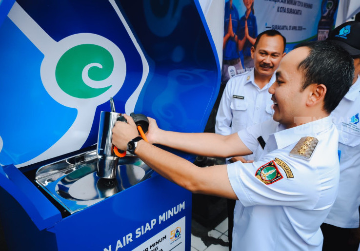 Pemkot Solo Tambah Fasilitas Layanan Air Siap Minum di Wisata Pasar Gede