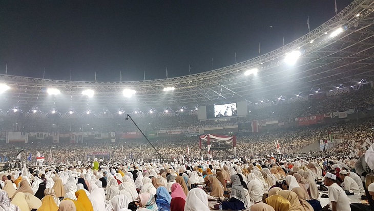 Sandiaga Terharu Kampanye Akbar di GBK Dipadati 'Lautan' Manusia