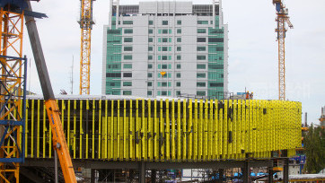 Mengintip Aktivitas Proyek Pengembangan Stasiun Tanah Abang Jakarta