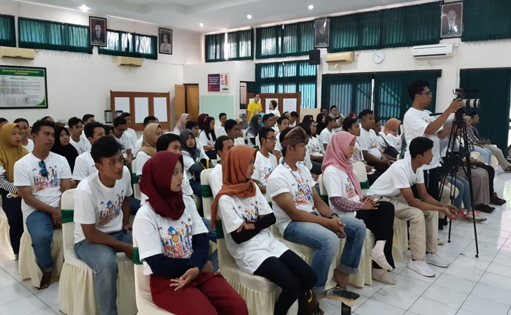 Para anak yang penggerak desa yang dilatih KPK dan Kemendes