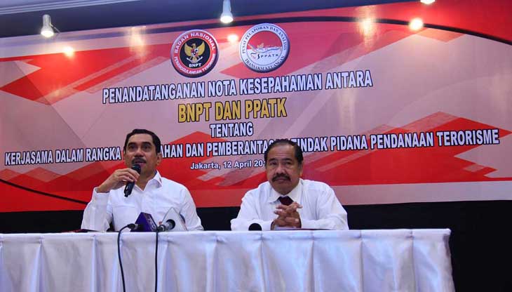 BNPT dan PPATK Luncurkan White Paper Pendanaan Teroris