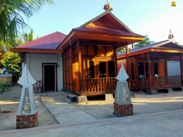 Homestay yang dibangun Kementerian PUPR. (Foto: Kementerian PUPR)