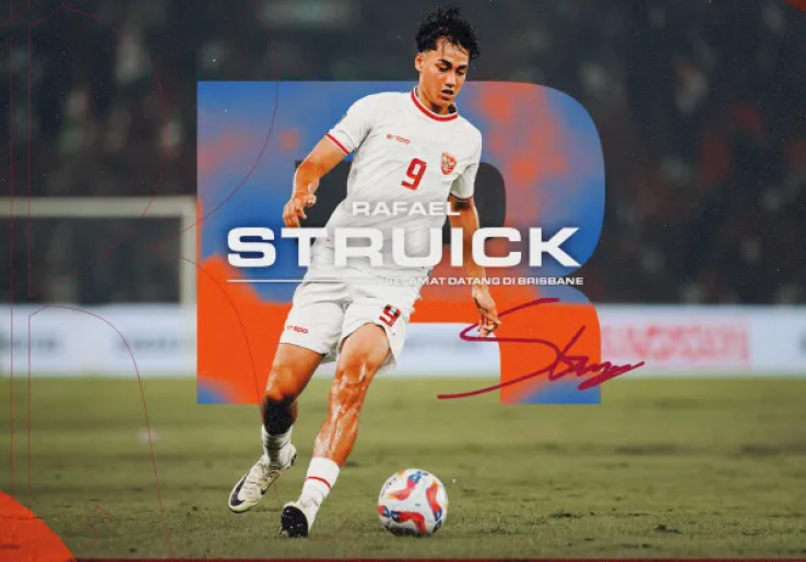 Rafael Struick Resmi Tinggalkan Brisbane Roar, Belum Tentukan Klub Barunya