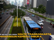 Tutup Sejak Juli 2024, Halte TransJakarta Ramawangun Kembali Dibuka