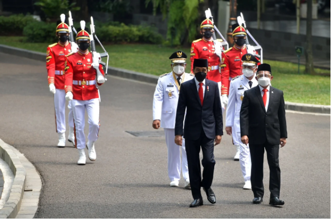 Pelantikan Gubernur. (Foto: Sekretariat Presiden)