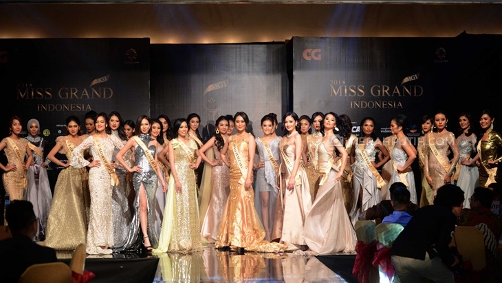 30 Finalis Miss Grand Indonesia Resmi Diperkenalkan