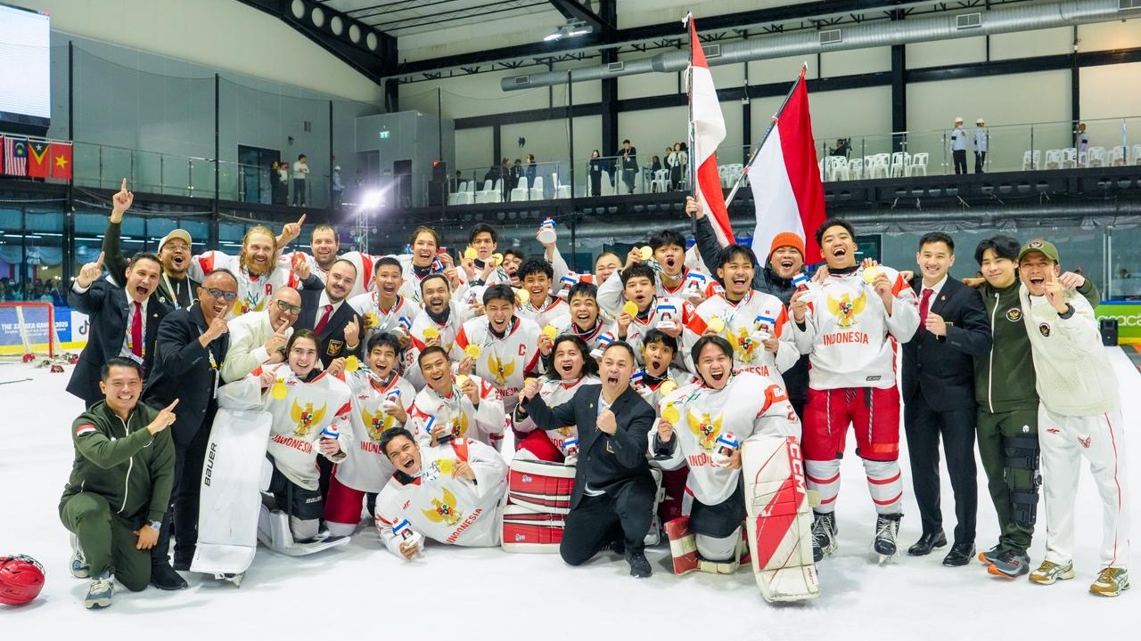 Sejarah Baru! Timnas Hoki Es Indonesia Raih Emas SEA Games 2025 Usai Taklukkan Thailand