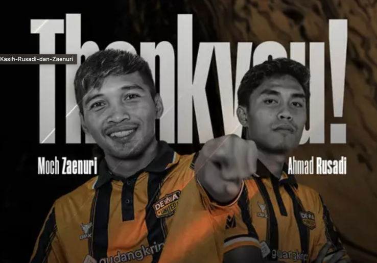 Giliran Ahmad Rusadi dan Zaenuri Dilepas Dewa United FC Setelah Nasir dan Ichsan Kurniawan