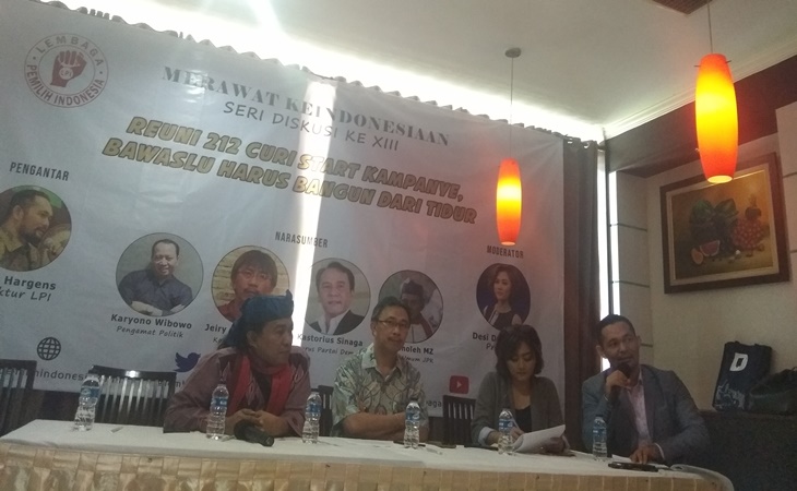 Boni Hargens dalam diskusi publik di Jakarta