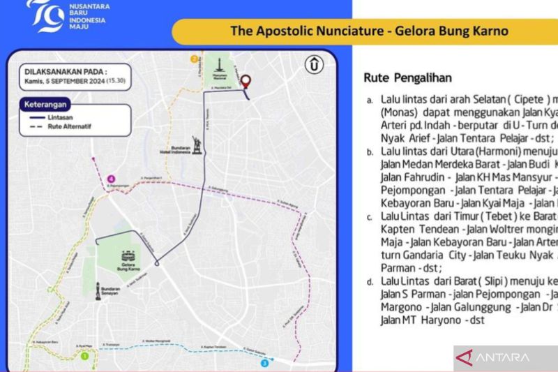 Lusa, Paus Fransiskus 'Keliling' Jakarta Pakai Innova Zenix