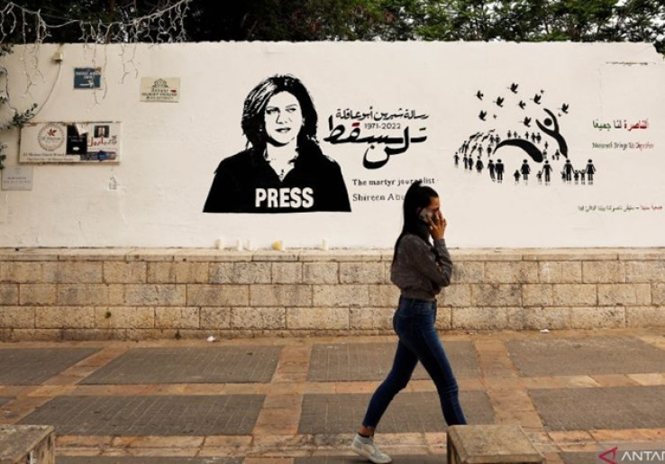 Jurnalis Shireen Abu Akleh Diabadikan sebagai Nama Jalan di Ramallah