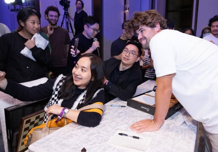 Chelsie Monica Taklukkan Magnus Carlsen di Hong Kong, Pecatur Indonesia Ukir Kejutan Besar