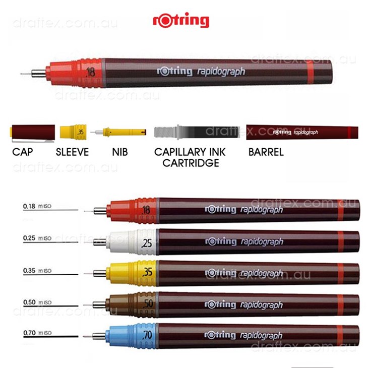 drawing pen rotring rapidograph