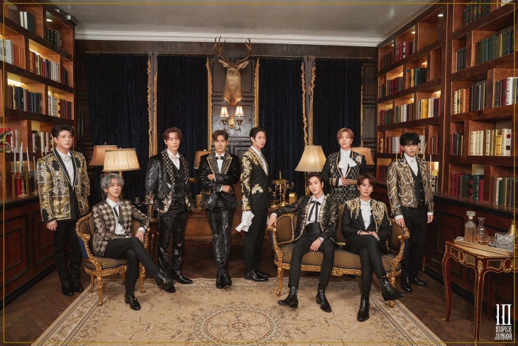 Super Junior untuk album terbarunya 'The Renaissance' (Foto: Twitter.com/SJofficial)