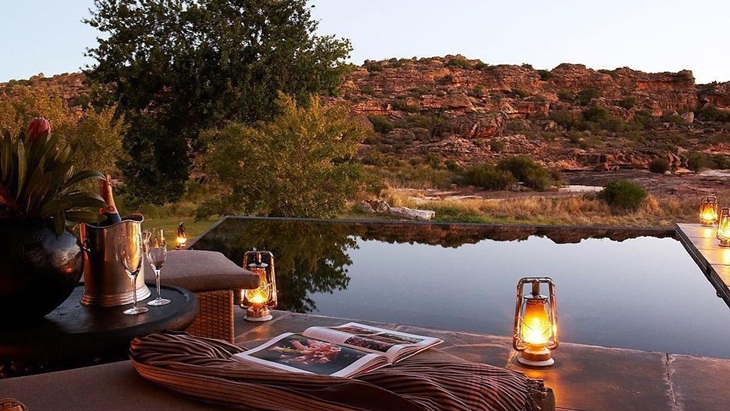 Bushmans Kloof, Menikmati Hidangan Mewah Beratapkan Langit Afrika
