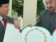 Prabowo Terima Penganugerahan Zayed Medal dari MBZ