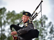 Alunan Bagpipe untuk Menutup Upacara Pemakaman Ratu Elizabeth II