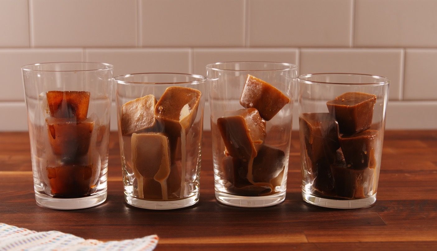 Coffee ice cubes. (Foto Delish)
