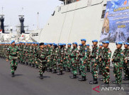 KRI SIM-367 Antar 120 Prajurit TNI AL ke Lebanon Gabung UNIFIL