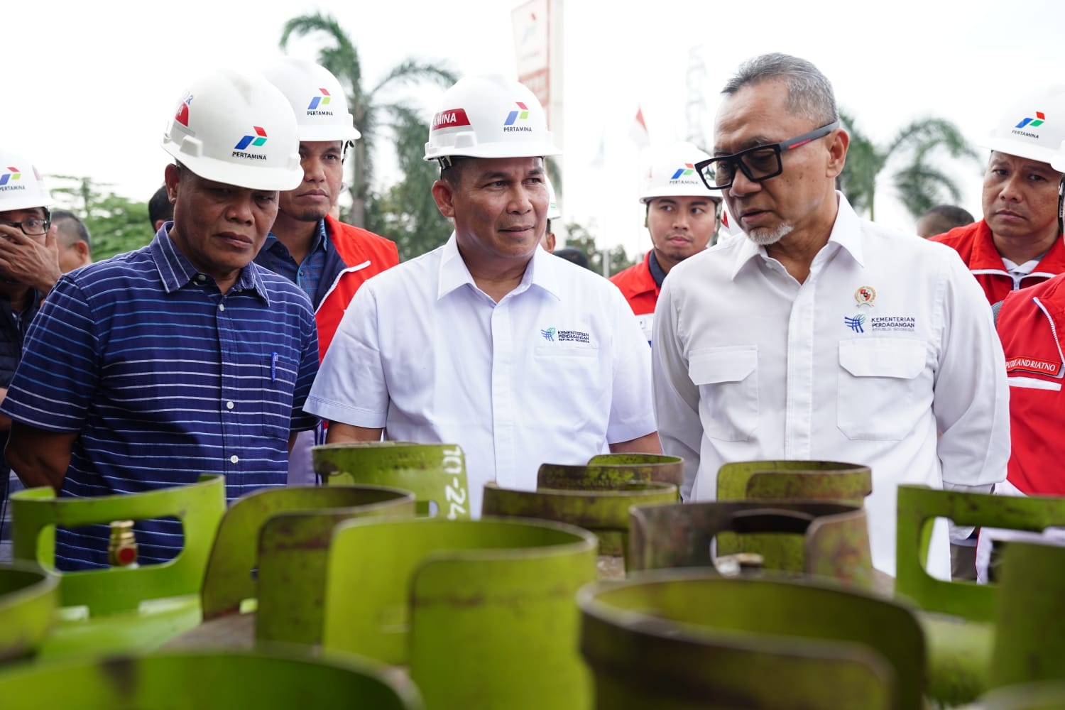 Mendag Amankan Ratusan Gas LPG 3 Kg Kurang Volume di Sumut 