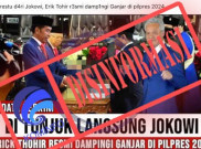 [HOAKS atau FAKTA]: Jokowi Tunjuk Erick Thohir Dampingi Ganjar di Pilpres 2024