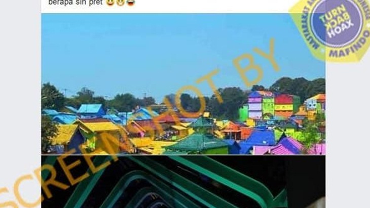 [HOAKS atau FAKTA]: Gubernur Anies Mengecat Atap Rumah Warga untuk Antisipasi Banjir