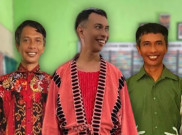 Guru di Bangka Belitung ini Pamer Hasil Outfit Buatan Anak Muridnya