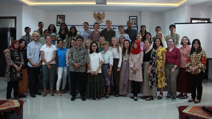 Puluhan Mahasiswa Amerika Serikat Dalami Agama Indonesia