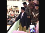 Pengunjung Mal Mataram Heboh Kedatangan Presiden Jokowi