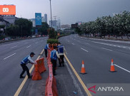Demo di Depan Gedung DPR 'Chaos', Tol Dalam Kota Ditutup Total 
