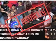 [HOAKS atau FAKTA]: Pendukung Anies Ditangkap karena Ancam Presiden Jokowi