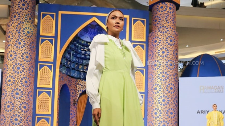 Warna Cerah Cerita Naara di Ramadan Runway 2023