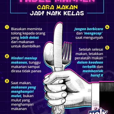 Table Manner Cara Makan Jadi Naik Kelas 