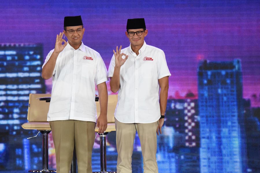 Anies-Sandi Diklaim Menang di 6.000 TPS 