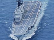 Kapal Induk ITS Giuseppe Garibaldi Tiba di Tanjung Priok Jakarta Utara, Dikawal 2 Kapal TNI-AL