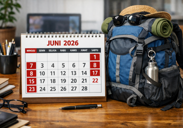 Tanggal Merah Juni 2026: Daftar Libur Nasional, Long Weekend hingga Rekomendasi Cuti