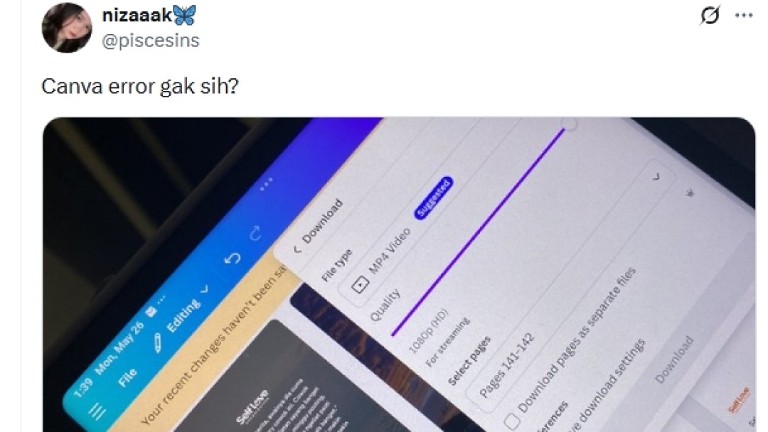 Canva Sempat Down, Warganet Panik dan Banjiri Media Sosial dengan Meme Kocak