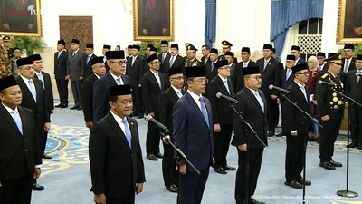 Reshuffle Ketujuh Kabinet Merah Putih, Ini Daftar Menteri dan Pejabat yang Dilantik Prabowo