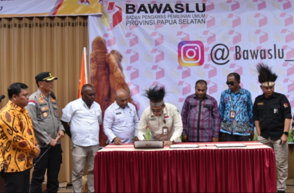 Plt Sekjen Ingatkan 3 Bawaslu DOB Papua Koordinasi dengan Pemda