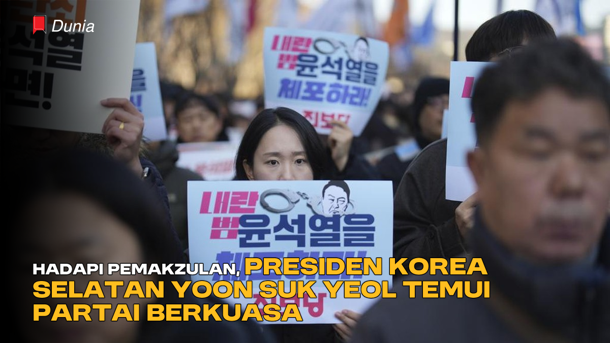 Hadapi Pemakzulan, Presiden Korea Selatan Yoon Suk-yeol Temui Partai Berkuasa