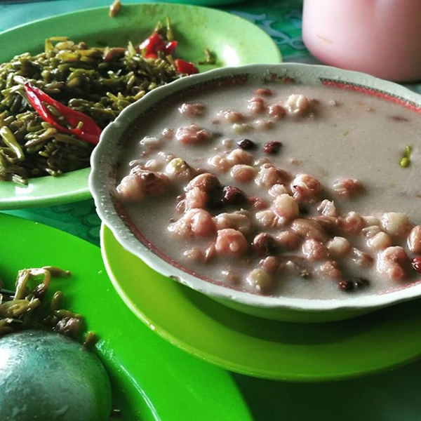 Bubur jagung bose. (Instagram/ yusranpare)