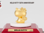 Rayakan 50 Tahun Hello Kitty, Emas Hello Kitty Dirilis