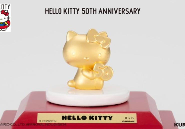 Rayakan 50 Tahun Hello Kitty, Emas Hello Kitty Dirilis