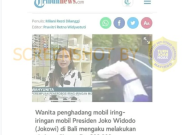 [HOAKS atau FAKTA]: Wanita Terobos Paspampres di Bali Dibayar Rp 300 Ribu