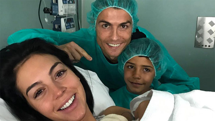 Ronaldo Dikaruniai Anak Perempuan Namanya Alana Martina