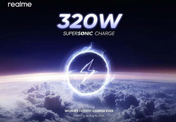 Realme Resmi Perkenalkan 320W SuperSonic Charge