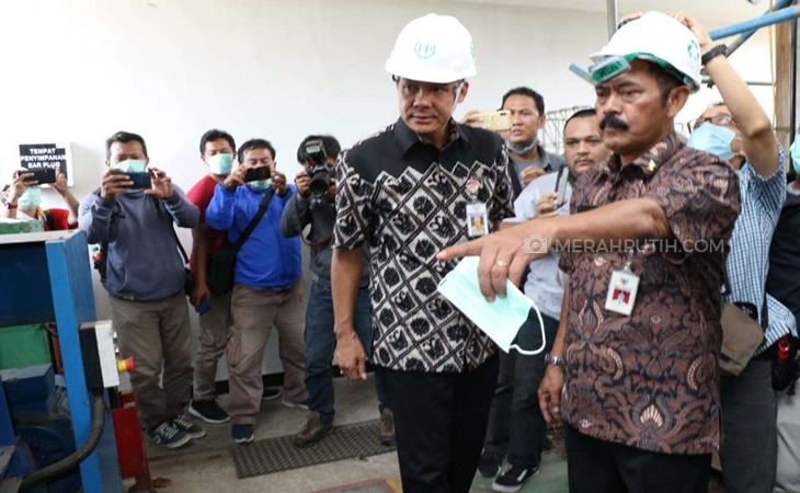 Kunjungi TPA Putri Cempo, Ganjar Optimistis Jateng Bisa Menuju Waste To Energy