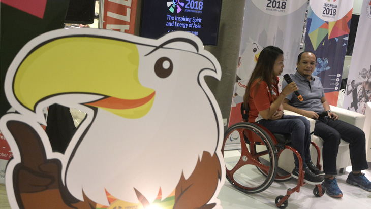 Warga Bandung Antusias Ikut Sosialisasi Asian Para Games 2018