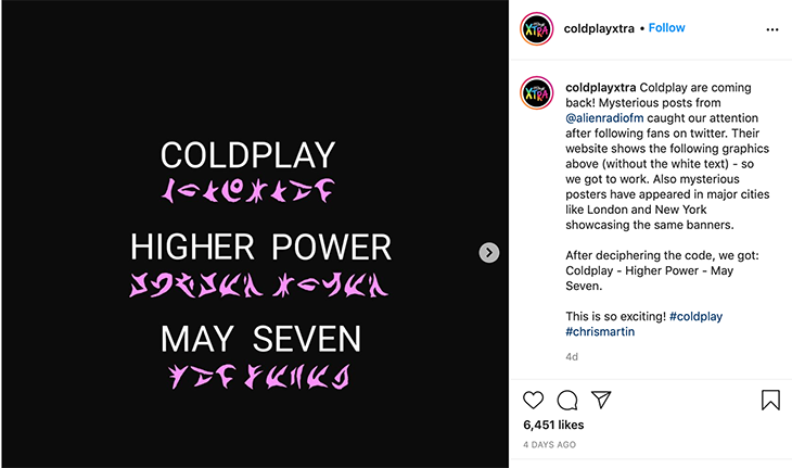 coldplay